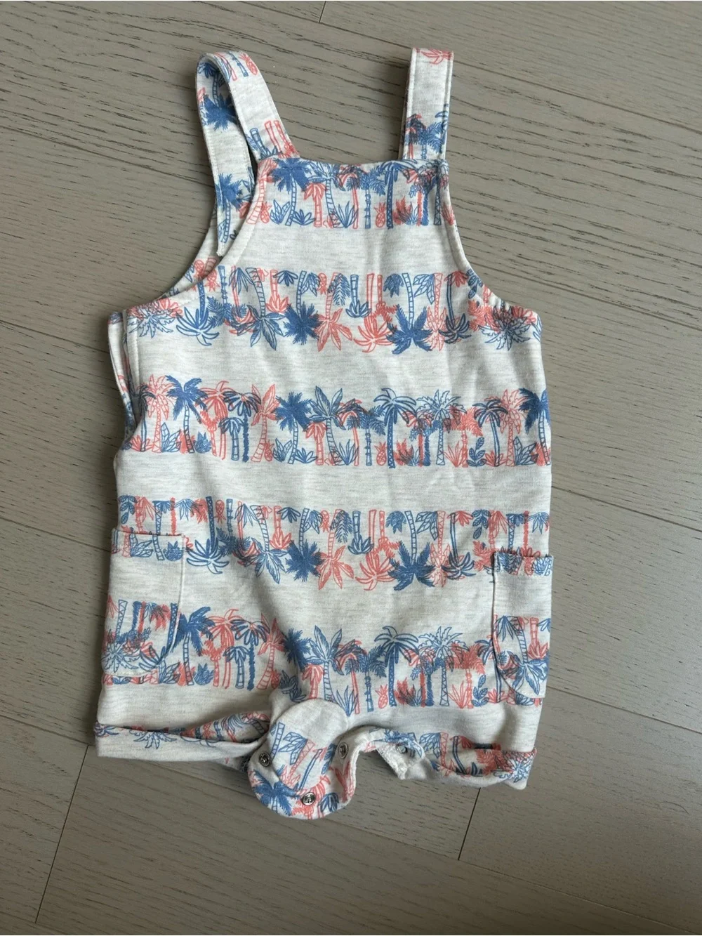 Disney Gray Mickey Baby Romper Set